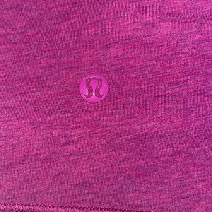 lululemon hot pink lightweight tee shirt size 6